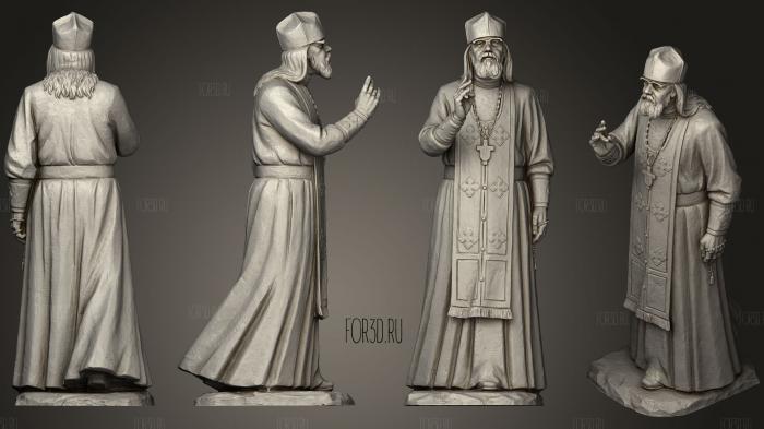 Orthodox priest stl model for CNC
